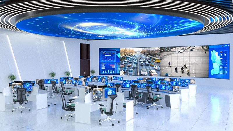 華邦瀛液晶拼接屏賦能企業(yè)安防，有效洞察全局！