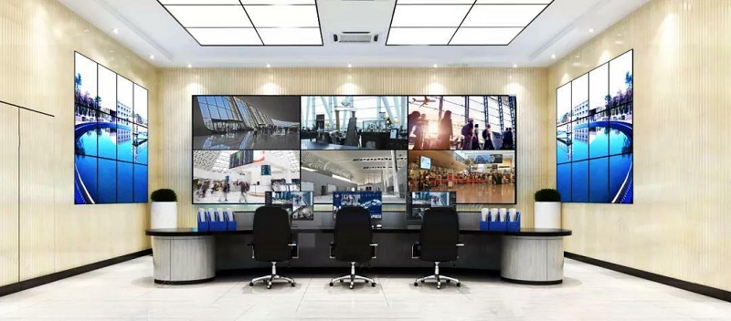 華邦瀛液晶拼接屏賦能企業(yè)安防，有效洞察全局！