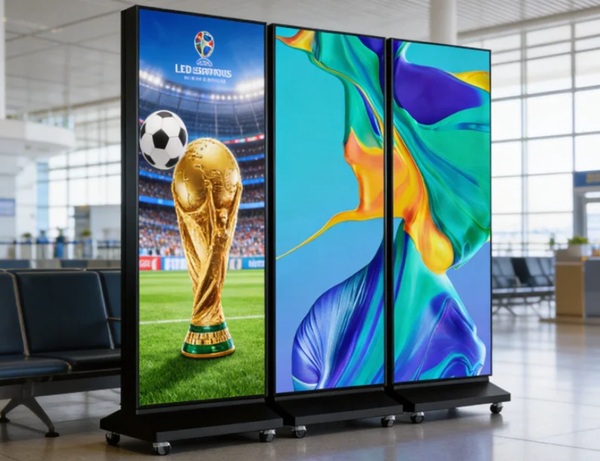 LED海報(bào)屏進(jìn)化史：從單屏到前后折疊再到左右三折疊屏