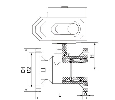 電動(dòng)、氣動(dòng)法蘭式球閥（Q641F-10S、Q941F-10S)(圖2)